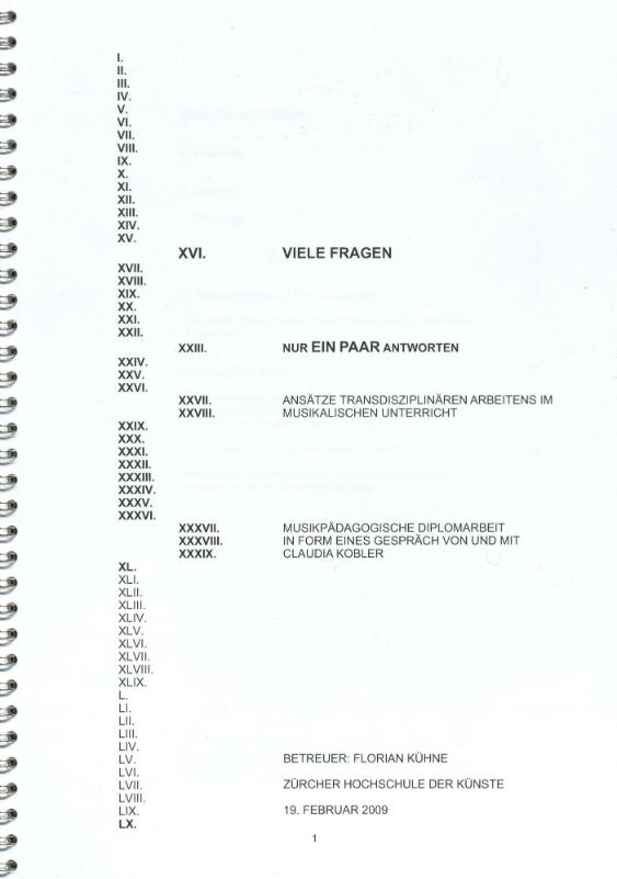 Viele Fragen - nur ein paar Antworten