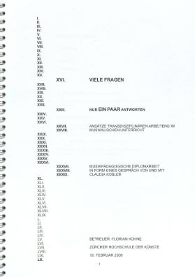 Viele Fragen - nur ein paar Antworten