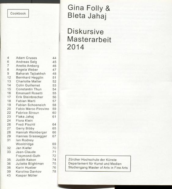 Diskursive Masterarbeit 2014