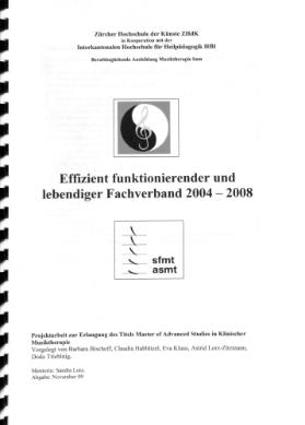 Effizient funktionierender und lebendiger Fachverband 2004-2008