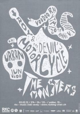 Roy & The Motorcycle Devil's - Urban Juniors - Woodoorhytm / 20th Anniv. - The Monsters - CH! - RKC - Music Club Vevey