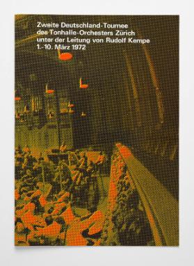 Zweite Deutschland-Tournee des Tonhalle-Orchesters Zürich unter der Leitung von Rudolf Kempe