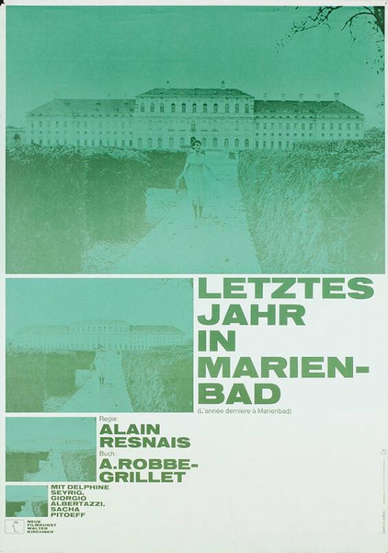Letztes Jahr in Marienbad - Regie: Alain Resnais - Buch: A. Robbe-Grillet - Neue Filmkunst Walter Kirchner