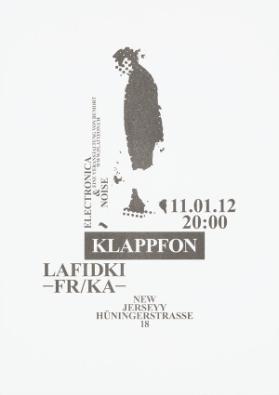 Klappfon - Lafidki - FR/KA - Electronica & Noise - Eine Veranstaltung von Rumort