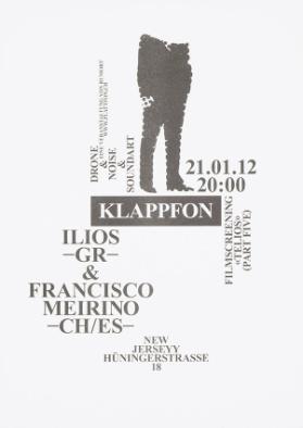 Klappfon - Ilios - GR - & Francisco Meirino - CH/ES - Drone & Noise & Soundart - Eine Veranstaltung von Rumort
