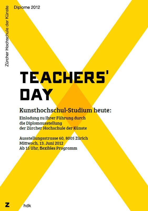 Diplomausstellung 2012, Teachers' Day
