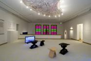Gilbert Bretterbauer Vernetzungen ; Ausstellungsansicht