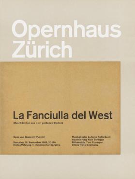 Opernhaus Zürich - La Fanciulla del West