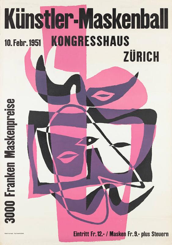 Künstler-Maskenball - Kongresshaus Zürich - 10. Februar 1951