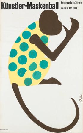 Künstler-Maskenball - Kongresshaus Zürich - 22. Februar 1958