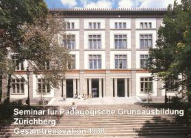 Pädagogisches Seminar des Kantons Zürich, Rämistrasse ; Kunst Eva Ducret, Max Frei