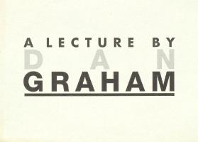Recent "Architecture/Art" Projects, Lecture