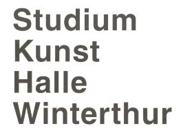 Studium Kunst - Kunsthalle Winterthur