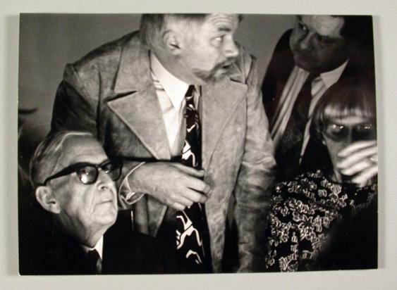 Feier zum 80. Geburtstag von Hans Finsler in der Kunstgewerbeschule