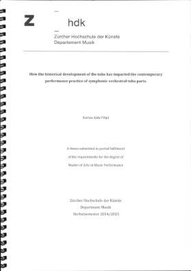 How the historical development of the tuba has impacted the contemporary performance practice of symphonic orchestral tuba parts
