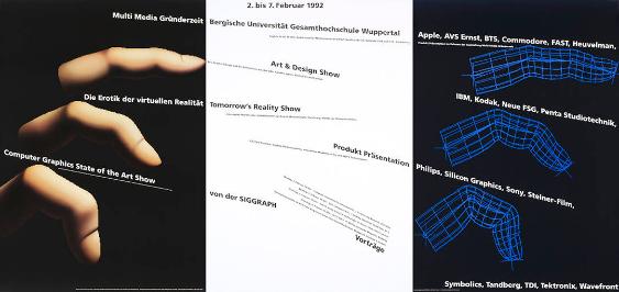 Multi Media Gründerzeit - Die Erotik der virtuellen Realität - Computer Graphics State of the Art Show - Bergische Universität Gesamthochschule Wuppertal