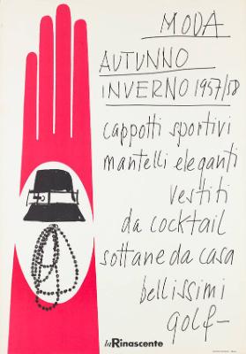 Moda Autunno Inverno 1957/58 - Cappotti sportivi - Mantelli eleganti - Vestiti da cocktail - Sottane da casa - Bellissimi golf - La Rinascente