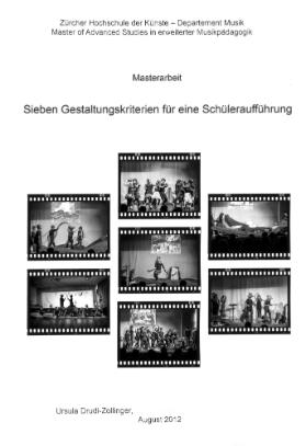 Sieben Gestaltungskriterien für eine Schüleraufführung