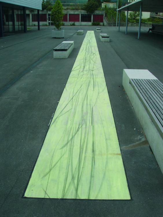 Kunst am Bau "Im Lauf der Zeit" 2004 - 2014