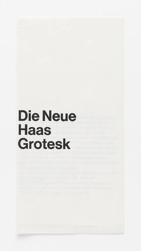 Die Neue Haas Grotesk