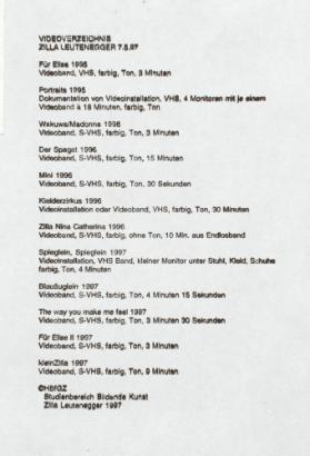 Zilla Leutenegger 1997