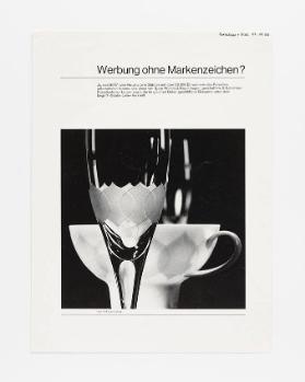 Werbung ohne Markenzeichen?