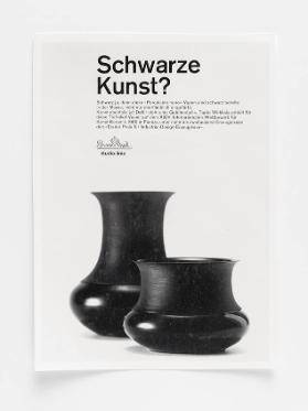 Schwarze Kunst?