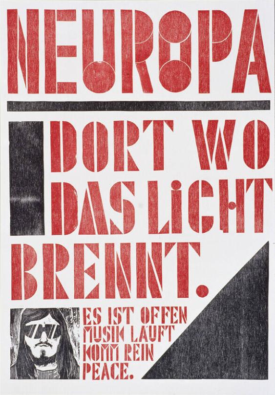 Neuropa - Dort wo dass Licht brennt. - Es ist offen - Musik läuft - Komm rein - Peace.