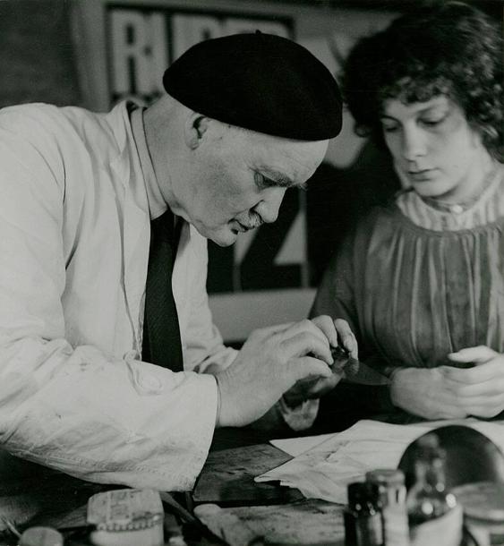 Hermann Fischer ; Einzelseite aus Portfolio ; KGS - XXXI - III- MCMLI