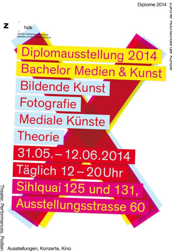 Diplomausstellung 2014, Bachelor Medien und Kunst