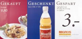 Gekauft - Geschenkt - Gespart - Migros Restaurant