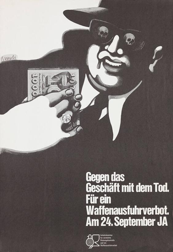Gegen das Geschäft mit dem Tod. Für ein Waffenausfuhrverbot.