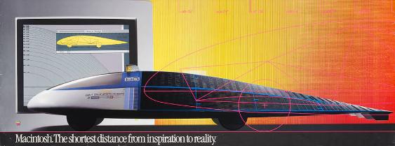 Macintosh. The shortest distance from inspiration to reality.