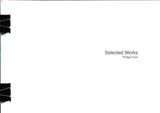 Selected Works Philipp Cron