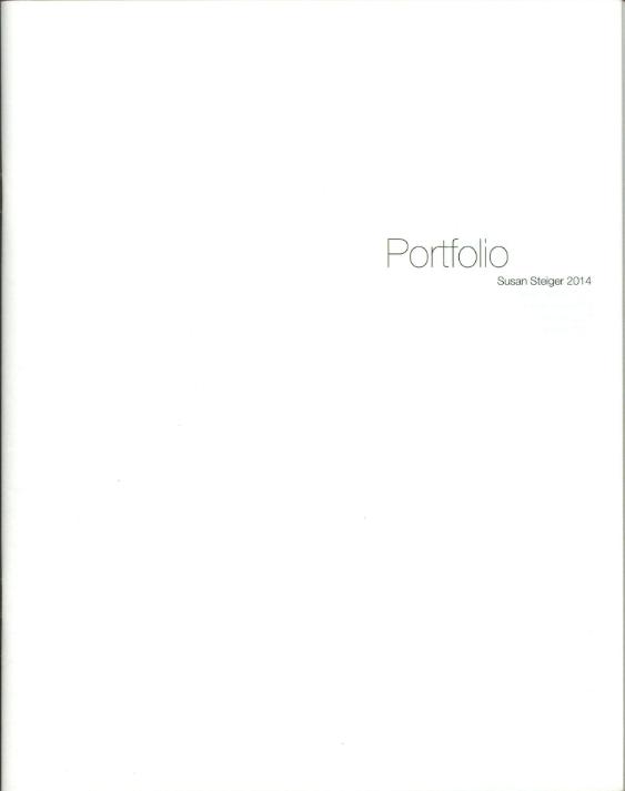 Portfolio Susan Steiger 2014