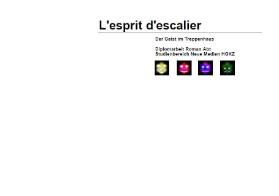L'esprit d'escalier