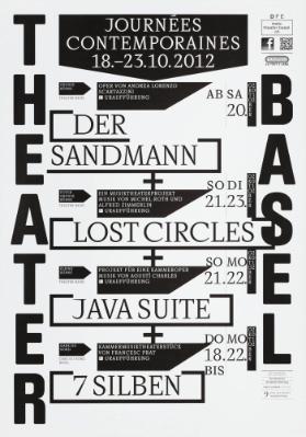 Theater Basel - Journées contemporaines - 18.-23.10.2012