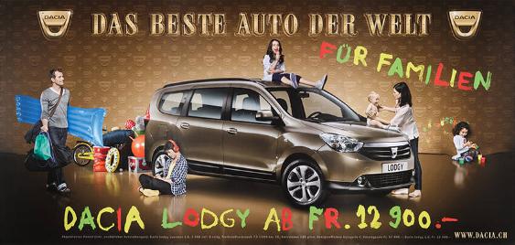 Dacia - Das beste Auto der Welt - Für Familien - Dacia Lodgy ab Fr. 12900.-