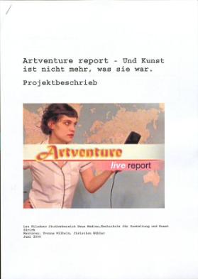 Artventure Report - und Kunst ist nicht mehr, was sie war