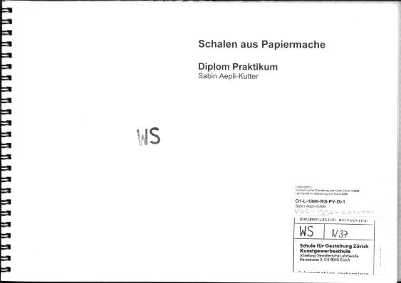 Schalen aus Papiermaché