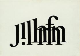 Komposition mit Schrift