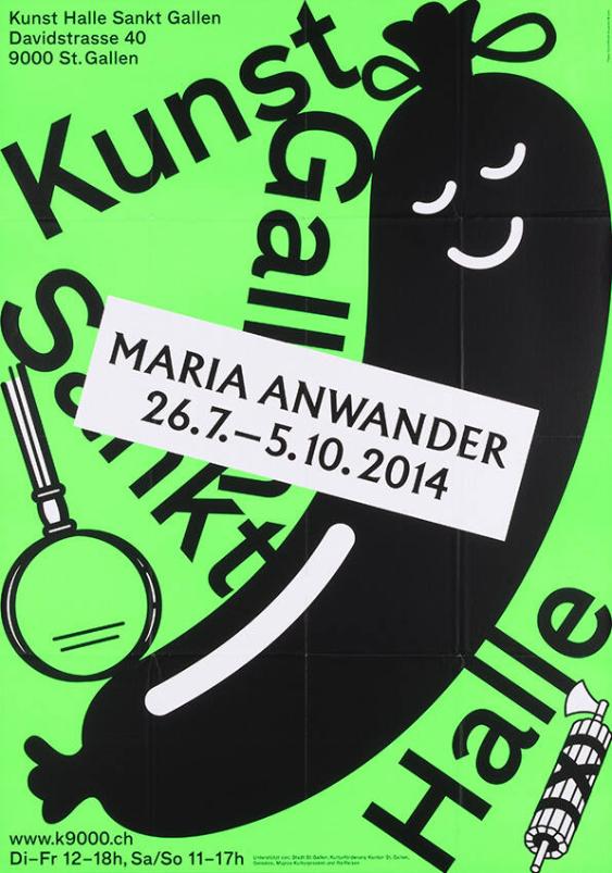 Kunst Halle Sankt Gallen - Maria Anwander - 26.7.-5.10.2014