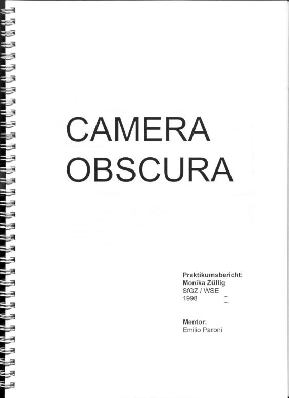 Camera obscura