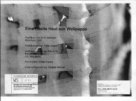 Eine zweite Haut aus Wellpappe