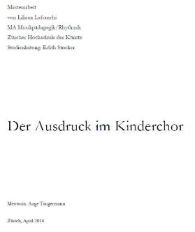 Der Ausdruck im Kinderchor