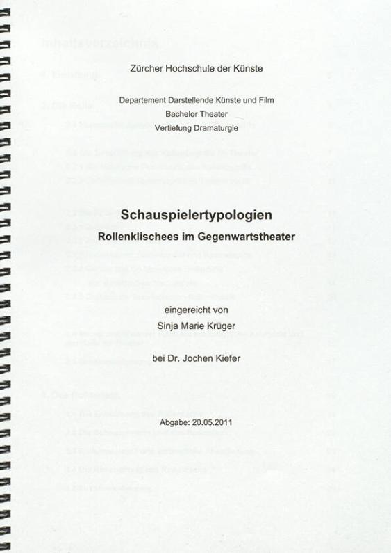 Schauspielertypologien