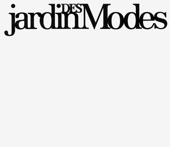 Jardin des modes