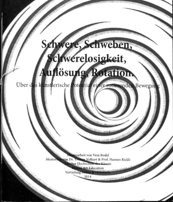Schwere, Schweben, Schwerelosigkeit, Auflösung, Rotation (Teil 1); Künstlerische Experimente und Beobachtungen (Teil 2)