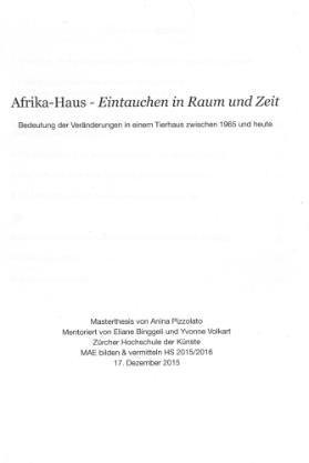 Afrika-Haus - Eintauchen in Raum und Zeit