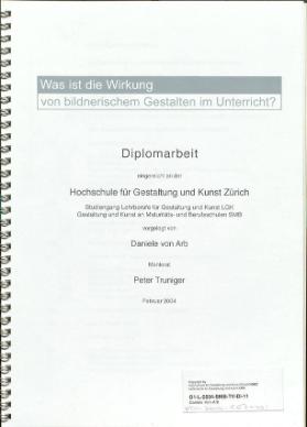 Was ist die Wirkung von bildnerischem Gestalten im Unterricht?
